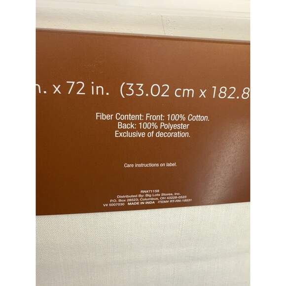 Harvest table runner Fall/Thanksgiving Features pumpkins 13 in. x 72 in - Picture 7 of 8